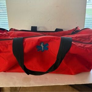 Orange Medical Duffel Bag